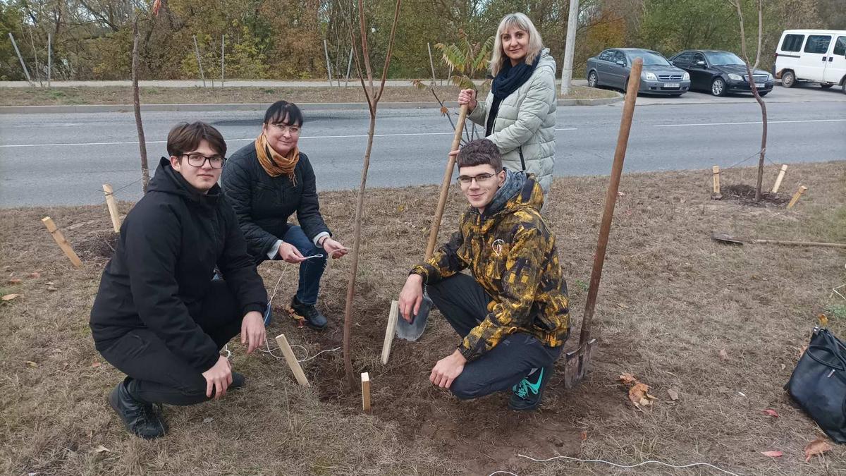 Студенты МСФ приняли участие в осеннем субботнике