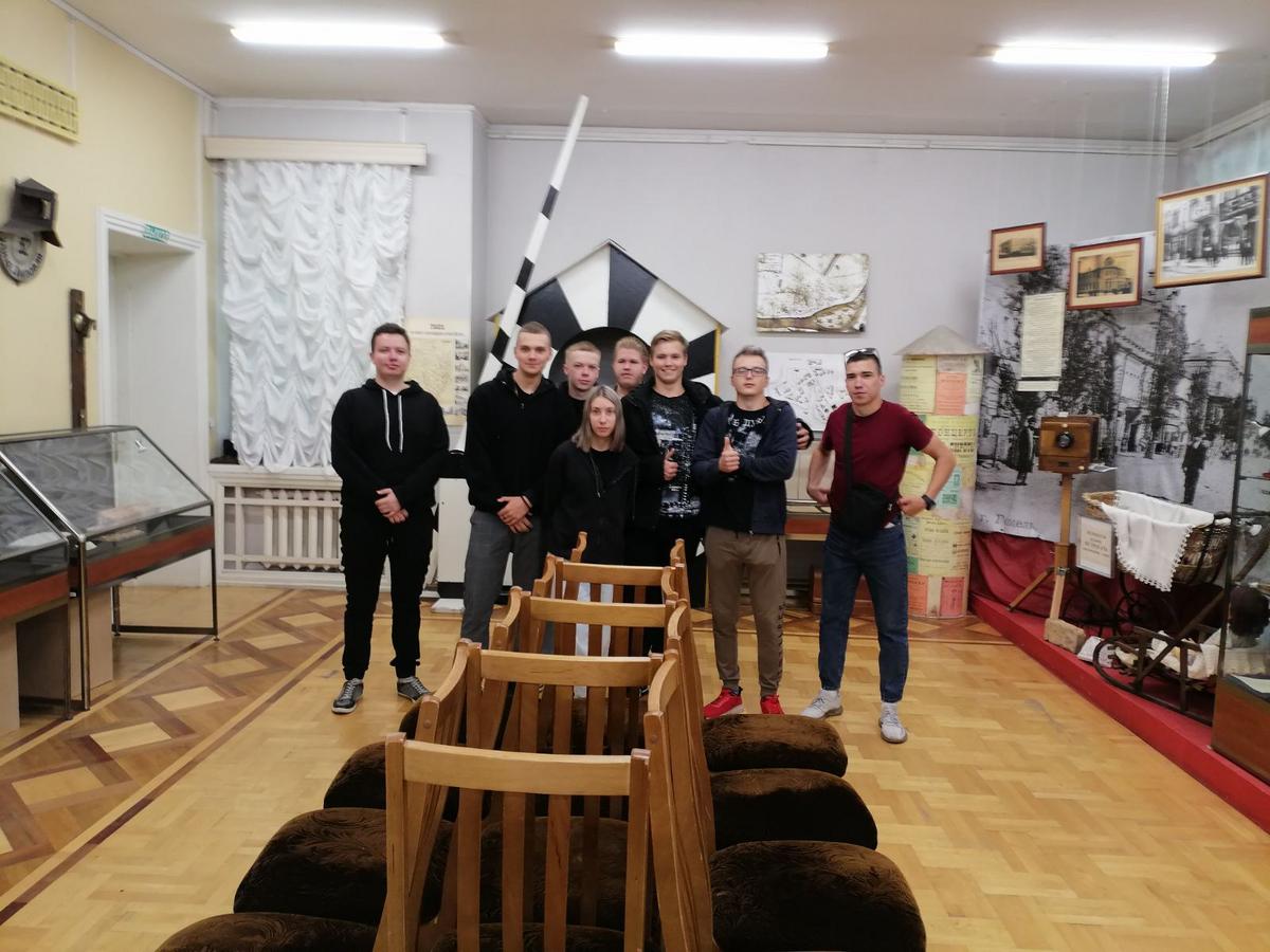 Cтуденты группы ТМ-41 посетили музей истории города Гомеля