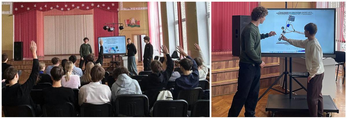 05 Профориентационные встречи студентов кафедры «Нефтегазоразработка и гидропневмоавтоматика»